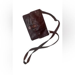 Jack Georges voyager leather crossbody